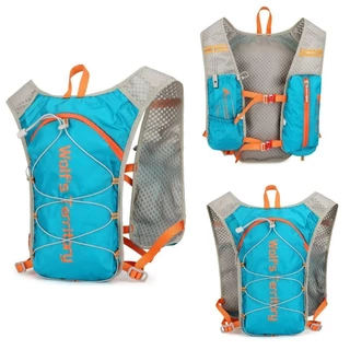 WIFLYZO Marathon Hydrating Backpack, Breathable 5L Running Bag,น้ําหนักเบาสะท้อนแสงUltralight Cloth Hydration Vest Running