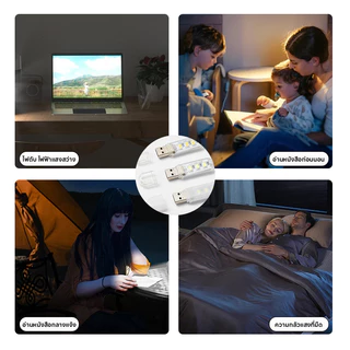 💥ถูกที่สุด💥 โคมไฟอ่านหนังสือ USB LED DC 5V ขนาดเล็ก แบบพกพา สว่างพิเศษ สําหรับพาวเวอร์แบงค์ แล็ปท็อป ไฟกลางคืน USB