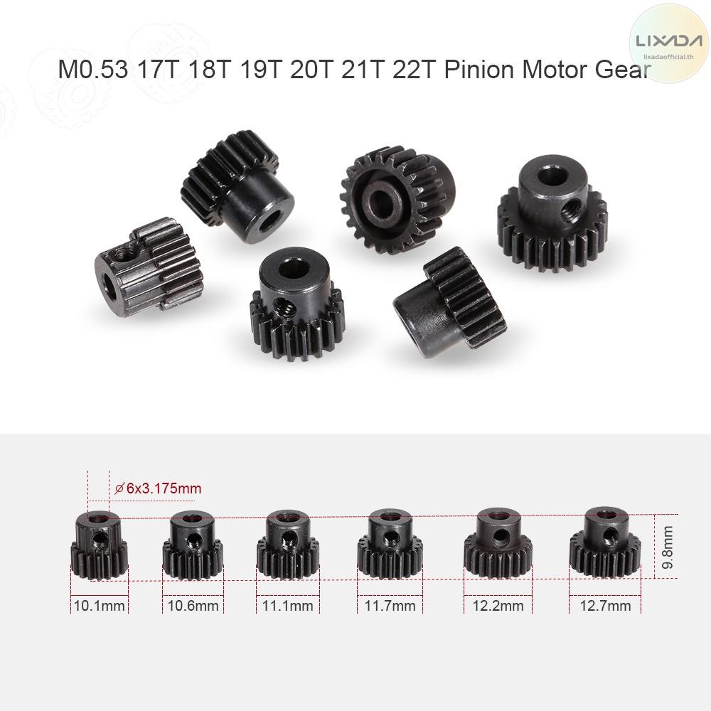 ZD Racing M0.53 17T 18T 19T 20T 21T 22T โลหะ Pinion มอเตอร์เกียร์สําหรับ 1/10 RC Buggy รถรถบรรทุกมอนสเตอร์