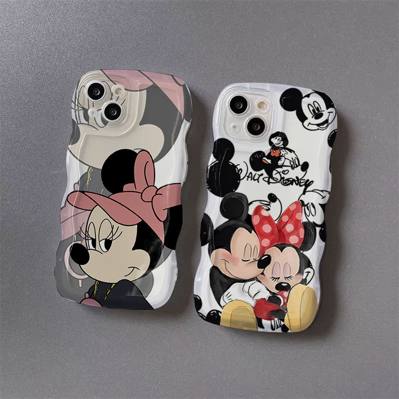 Disney น่ารัก Mickey Minnie เมาส์สําหรับ VIVO Y20 Y03 Y77 Y27 Y16 Y75 Y22S Y17 Y30 Y72 Y76 Y22 Y20i 