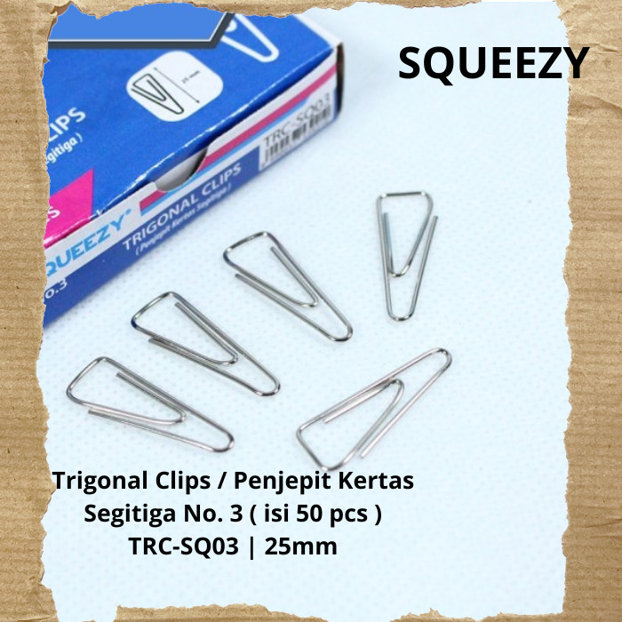 คลิป Trigonal Squeezy No.3 TRC-SQ03 25mm