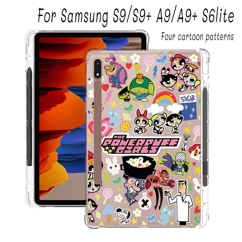 เคสฝาหลังใส Samsung tablet สำหรับ Samsung Tab S6 lite S9 A9 plus A9 S9plus s9+a9+เคส Samsung Tab S6 