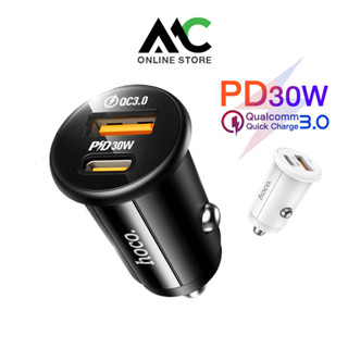 Hoco HK79 ที่ชาร์จในรถ 30W ฟาสชาร์จ PD30W+QC3.0 ใช้งานได้ทั้…