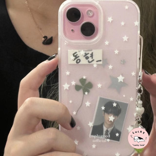แฟชั่นเต็มหน้าจอดาวน่ารักโปร่งใสเคลือบนุ่ม เคส iPhone 16 11 13 14 12 15 Pro Max 8 7 14 16 15 Plus 7Plus XR XS X Max SE