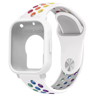 สร้อยข้อมือซิลิโคน + กรณีสําหรับ Redmi Watch 5 Active เปลี่ยนสายนาฬิกาสําหรับ Redmi Watch 5 Lite Band