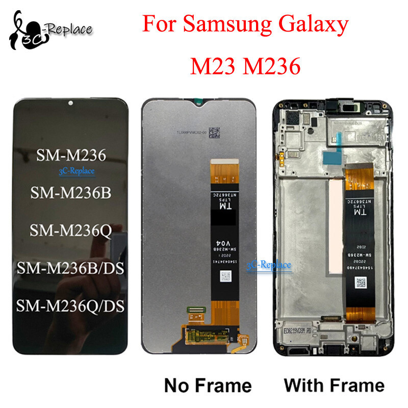สําหรับ Samsung Galaxy M23 M236 M236B M236Q จอแสดงผล LCD ชุดหน้าจอสัมผัส