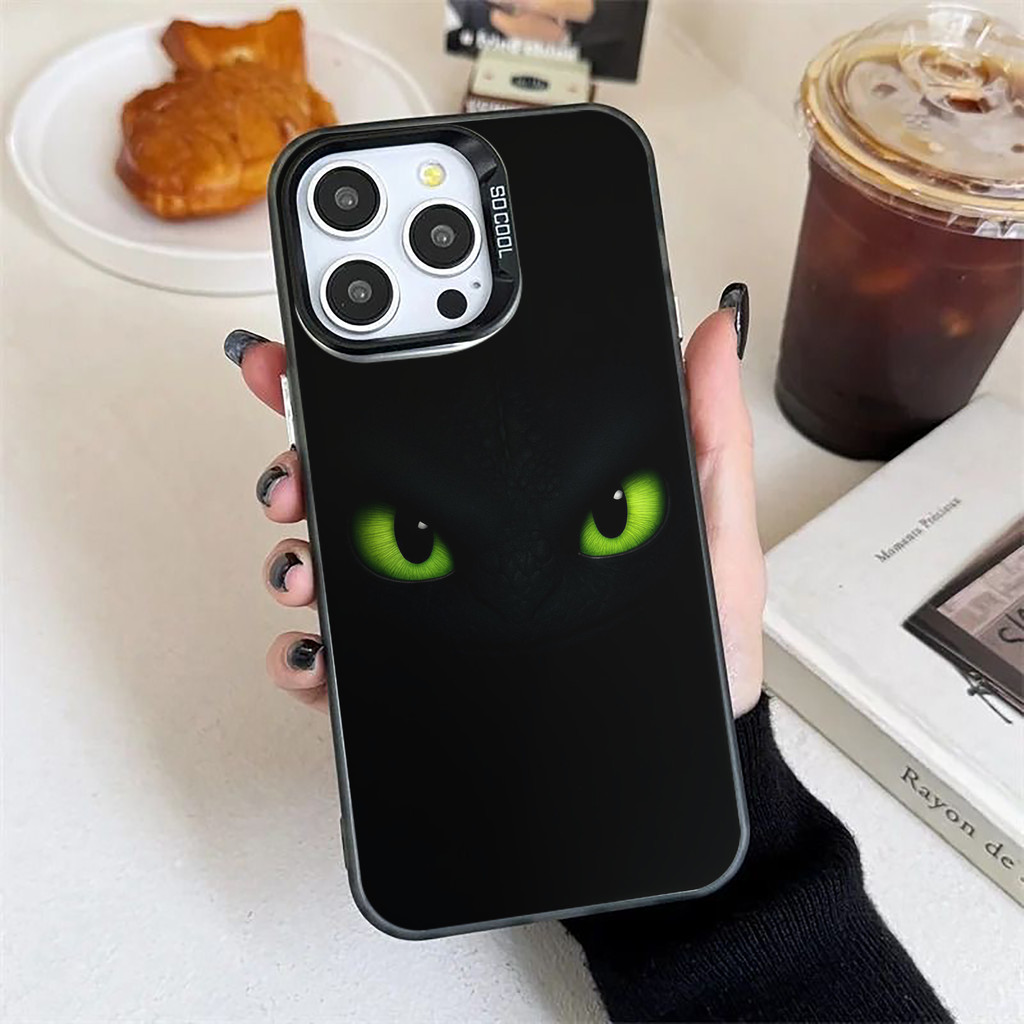 เคสไอโฟนiPhone 17 Pro Maxฝึกพ่นมังกร ทูธเลสSimple สีทึบ Frosted Electroplate เลนส์ป้องกันเคสโทรศัพท์สําหรับ iPhone 17 Pro Max 16 15 11 7plus 14 12 13 7 8 Plus XR XS - รูปที่ 5