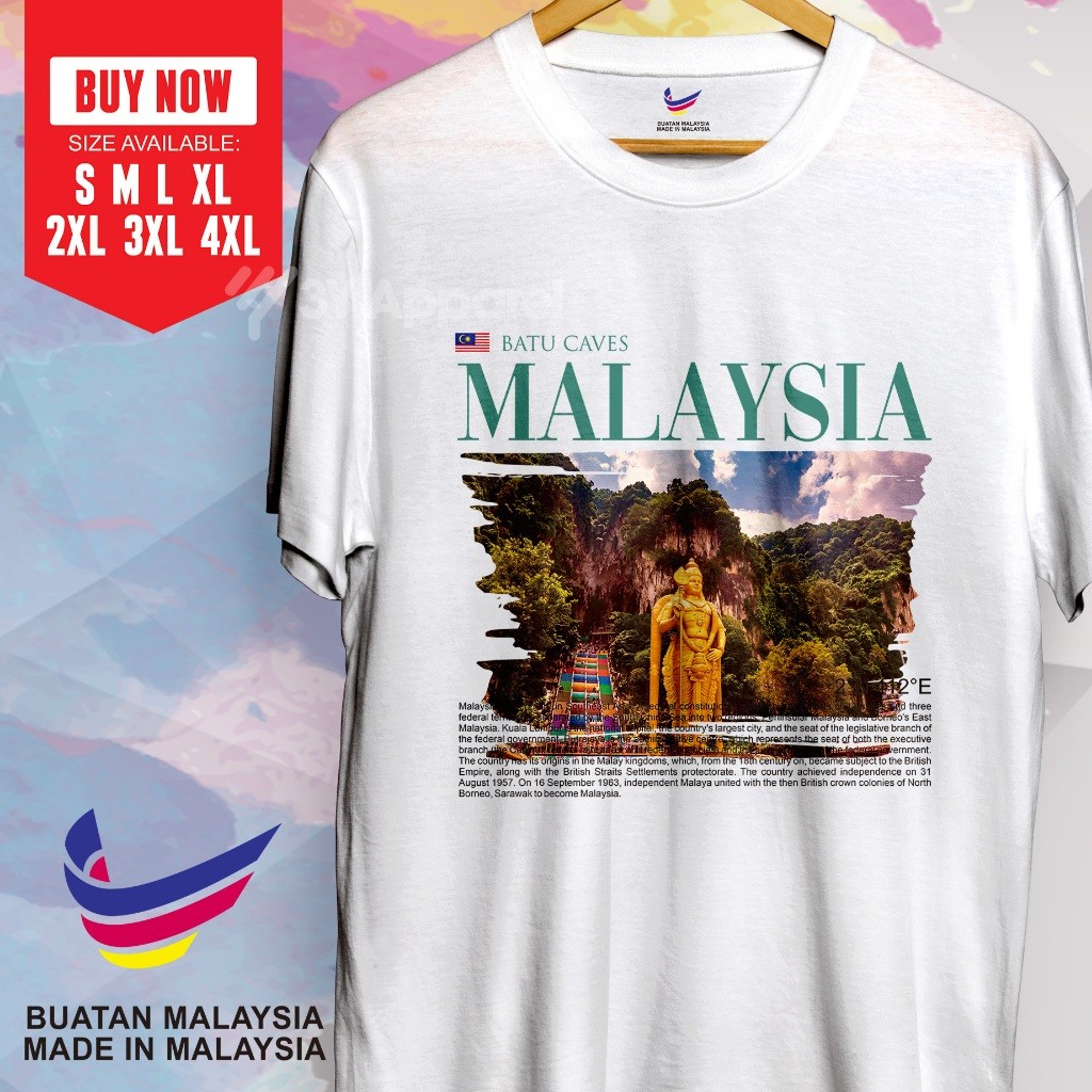 เสื้อยืด MALAYSIAN, HOLIDAY SOUVENIRS, KL KUALA LUMPUR, WINNER, BATU, CAVES, AROUND ASIA, PREMIUM WO