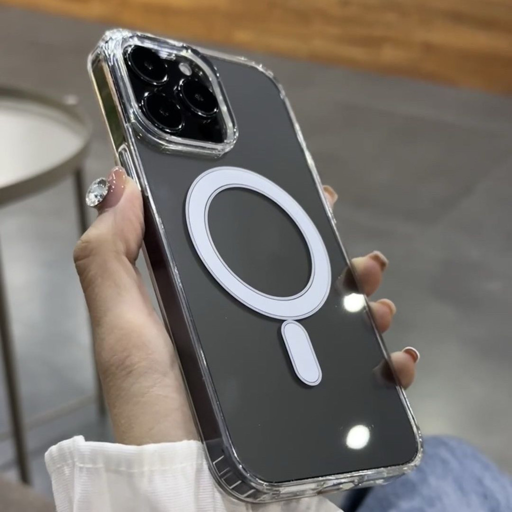 💖💖ส่งจากไทยสินค้า 1 บาท ใช้กับ เคสไอโฟน17promax 13 14plus 15promax XR 12 13pro เคสใสกันกระแทก มุม 6/