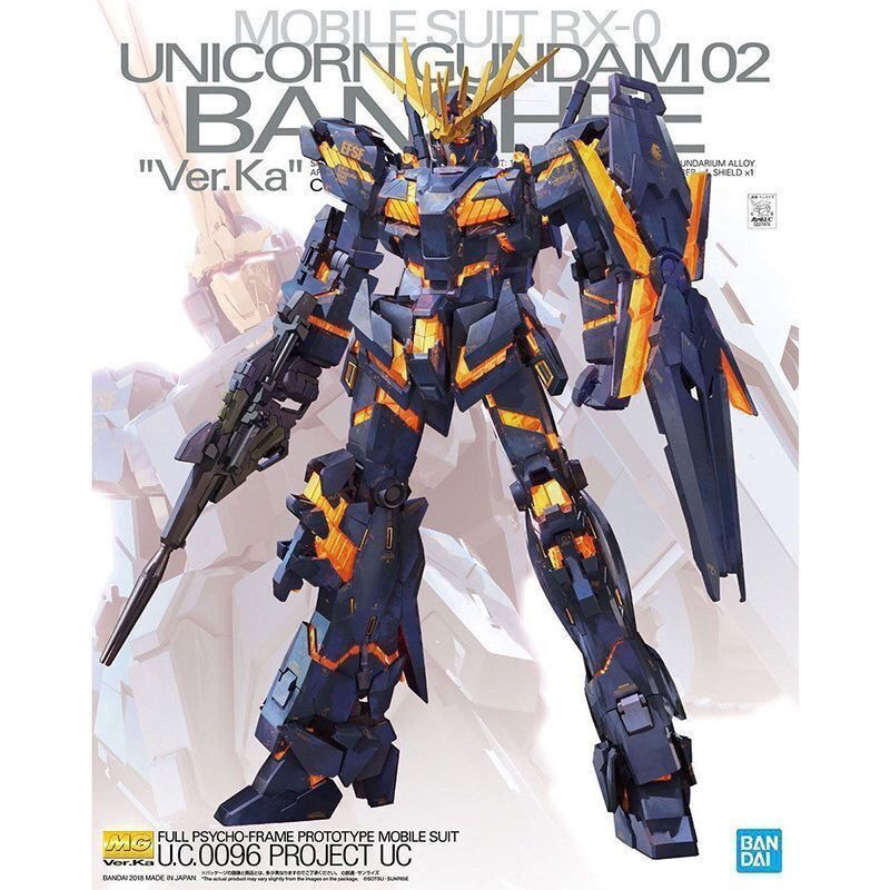 BANDAI MG 1/100 UNICORN GUNDAM-02 BANSHEE Ver.Ka GUNDAM รุ่น