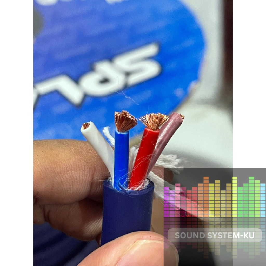 4X2.5 SPL AUDIO 425 PURE COPPER สายลําโพง / ต่อ 1 เมตร