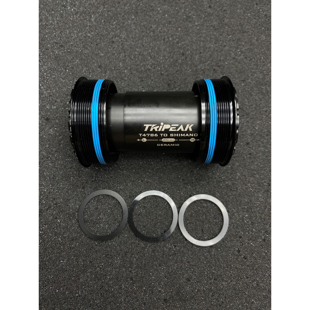 BB Ceramic T47 Tripeak สําหรับต้นขา shimano 24mm พร้อมปลายแบน 2 อัน