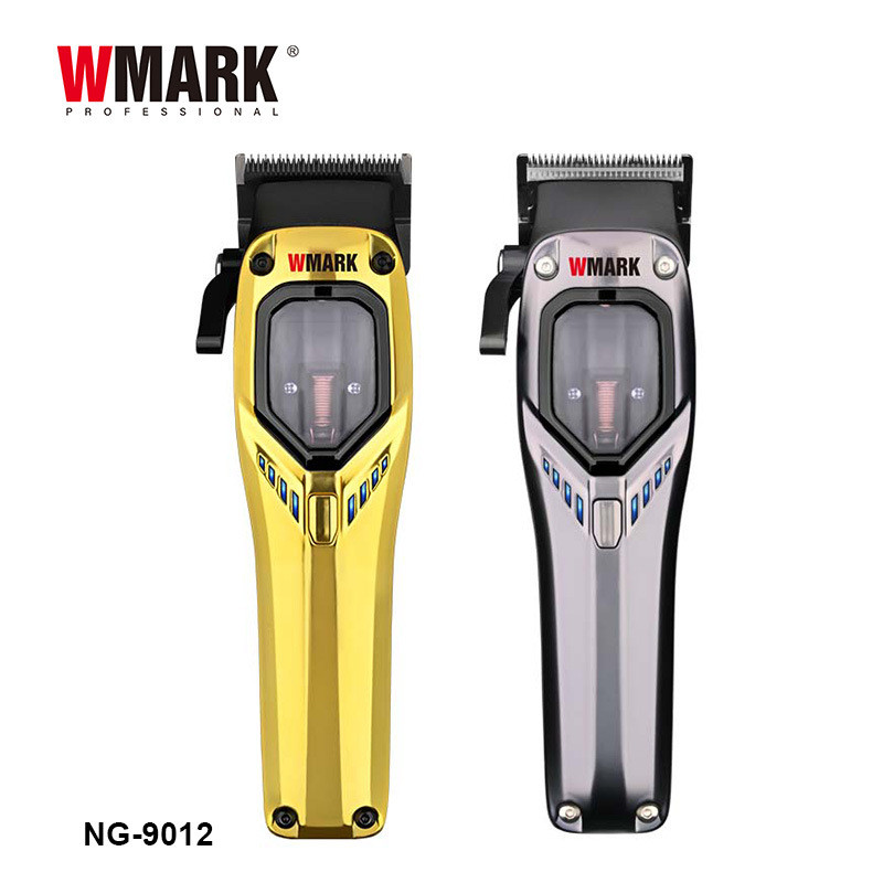 WMARK NG-9012 Magnetic vector levitation มอเตอร์ผม clipper professional ดิจิตอลไฟฟ้า pusher DLC ใบมี