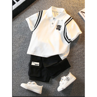 ชุดไทยเด็กชายชุดเสื้อผ้าเด็กผู้ชายชุดเสื้อยืดเด็กผู้ชายชุดเช…