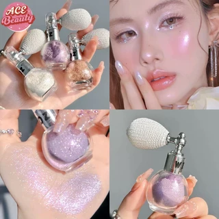 【Hillee ของแท้】Fragrance Loose Powder สเปรย์กลิตเตอร์ สเปรย์ผิวหน้าและผิวกาย แป้งกลิตเตอร์สําหรับการตั้งค่าแต่งหน้า