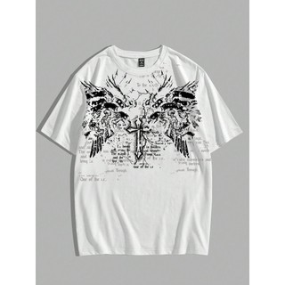 Camisa Camiseta Masculina 100% Algodão Estampa Gótica Punk Street Lançamento