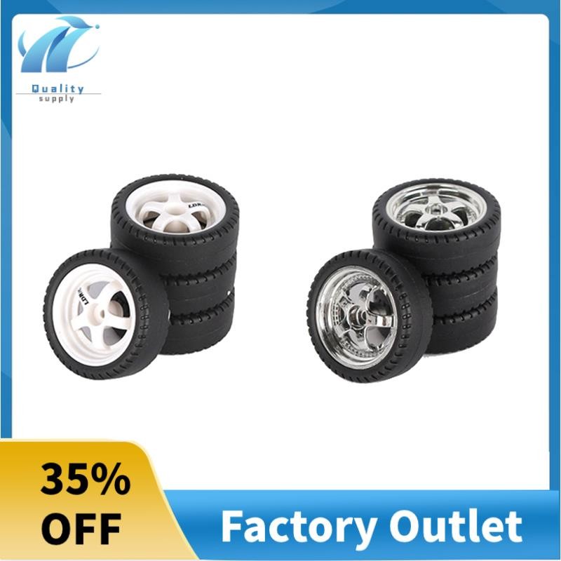 4 ชิ้น 33 มิลลิเมตร RC Drift ล้อยาง Hard Tyre สําหรับ LDRC AE86 A86 A86P LD1801 1/18 RC รถอะไหล่อัพเ