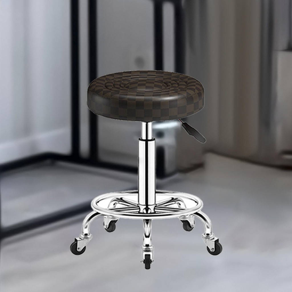 [udvong] เบาะรองนั่งทรงกลมสําหรับเก้าอี้บาร์เปลี่ยนที่นั่งด้านบนติดตั้งง่าย Barstool อุปกรณ์เสริม Heavy Duty สําหรับสปา Salon