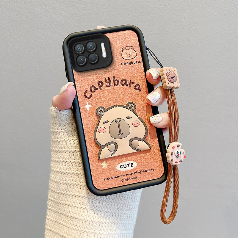 เคส oppo a93 4g เคสโทรศัพท์ลายหนังแฮนด์เมดสําหรับเคส ต่อต้าน ก93 - รูปที่ 3