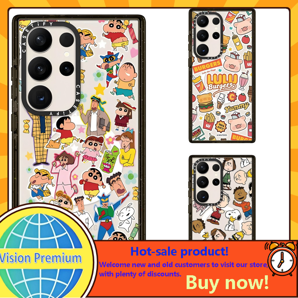 SAMSUNG Lulu Pig 2022 Peanuts Worldwide LLC Crayon Shinchan Impactเคสโทรศัพท์สําหรับSamsung Galaxy S