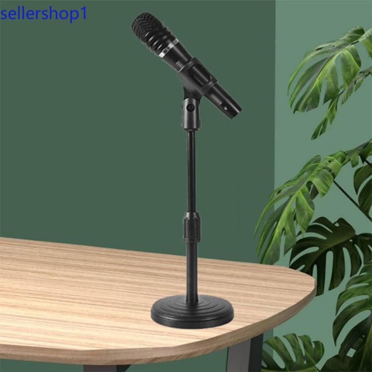 SELLER-SHOP ขาตั้งไมค์ วัสดุ เหล็กเบา ไมค์ microphone stand ปรับได้ 26.5CM-36.5CM