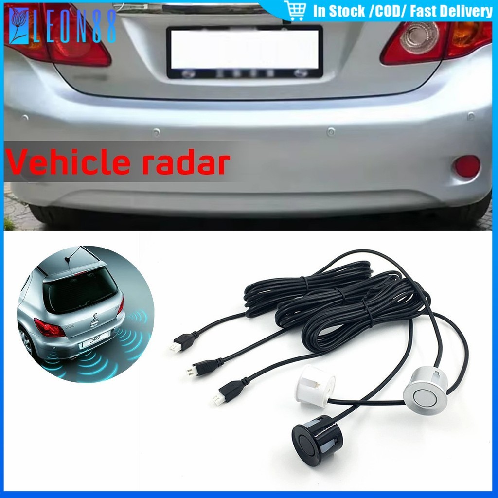 ของมาใหม่！หัวเซ็นเซอร์ถอยหลังสำหรับรถยนต์ sensor ถอยหลัง 4จุด อะไหล่หัวเซ็นเซอร์ ใช้ได้ทุกรุ่น