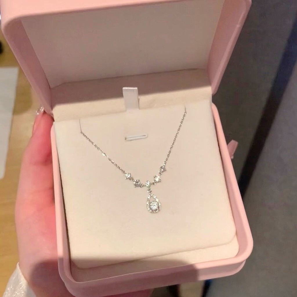 S925 สร้อยคอเงินอเนกประสงค์สร้อยคอน้ําตานางเงือกเงินสเตอร์ลิงสําหรับผู้หญิงใน sgh88988.my20250528