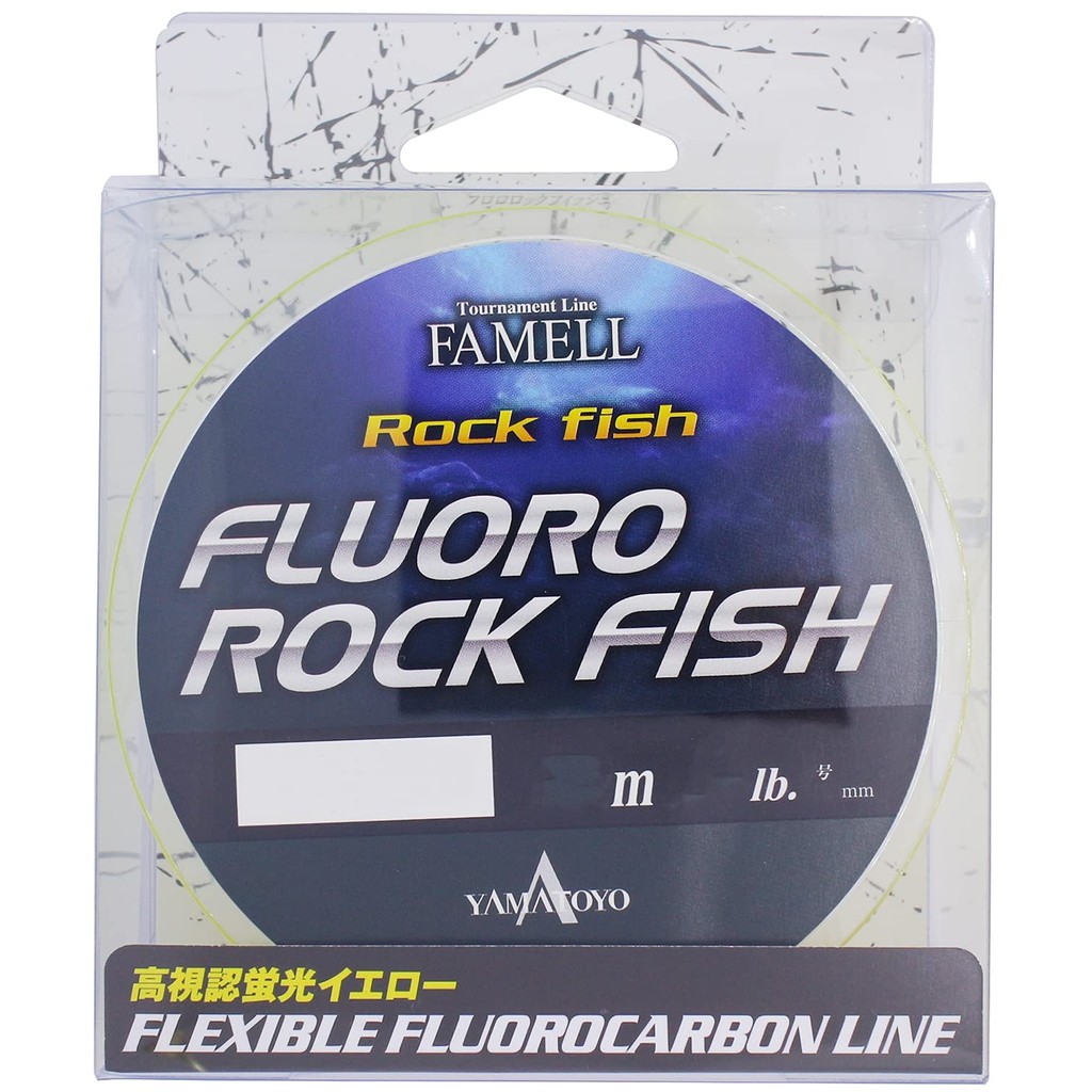 Yamatoyo Fluoro Rockfish Line 100m Fluorescent Yellow