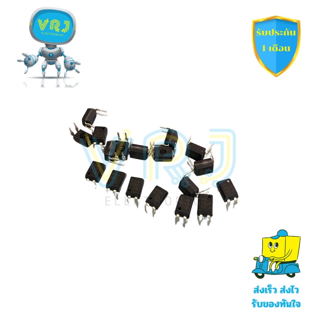 TLP785 (P785) Optocoupler 4 ขา รุ่นแท้ สำหรับงานแยกสัญญาณไฟฟ้า พร้อมจัดส่งทั่วไทย