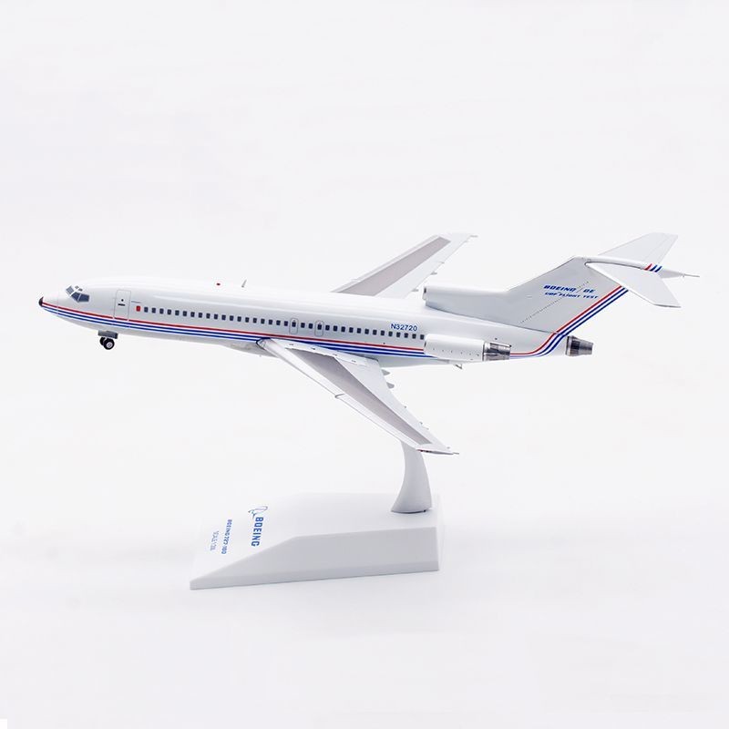 Jcwings 1: 200 โมเดลเครื่องบินโลหะผสมโบอิ้งโรงงานเดิม B727-100 N32720