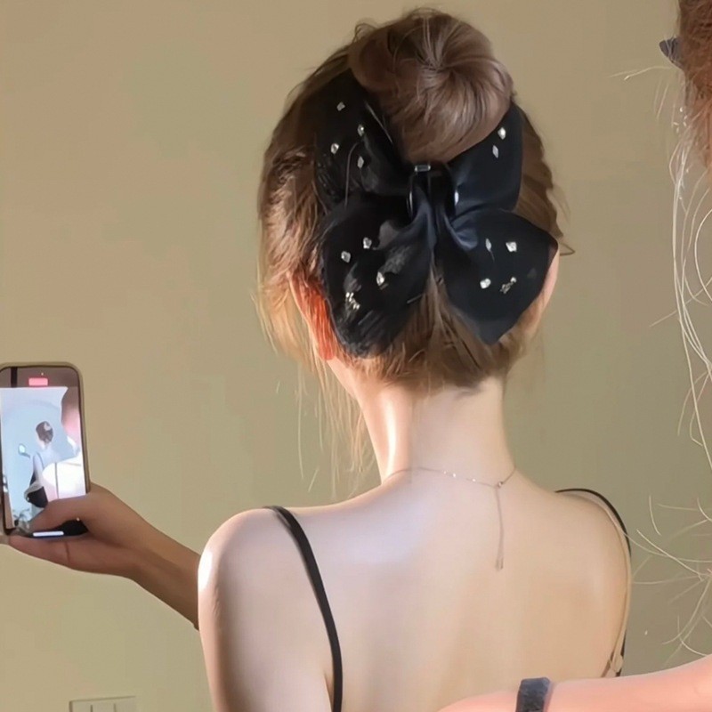 🦋ส่งเร็ว🦋กิ๊บโบว์ใหญ่ กิ๊บติดผม y2k สไตล์เกาหลี hair น่ารัก สำหรับผู้หญิง Fashion ขายส่ง - รูปที่ 6
