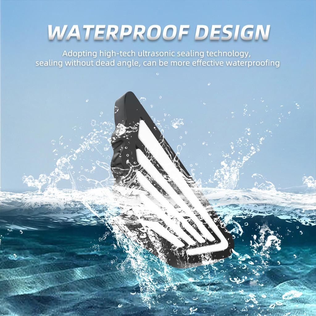 ความสว่างสูง Wing Eagle Eye ไฟหน้ารถจักรยานยนต์ Strobe Flash ไฟ LED สําหรับ Custom Mods อัพเกรดทนทานลูกปัด LED - รูปที่ 5