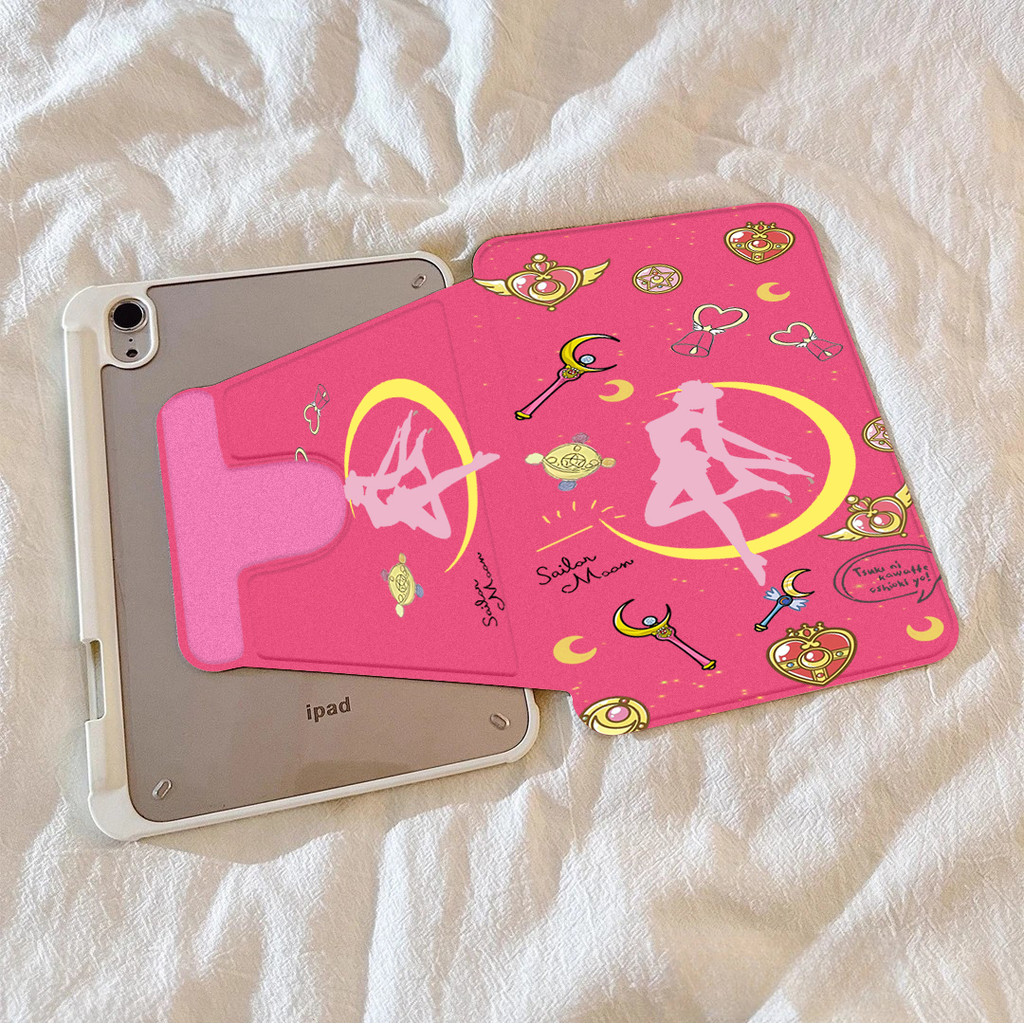 【720°หมุนเคส ไอแพด 720° หมุนพลิกกรณีอะคริลิสําหรับiPad Air4/Air5 Pro 11 "Gen 7/8/9 10.2" Gen 5/6 9.7