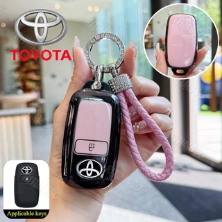 Fit สําหรับ Toyota Vios 2023 Yaris Ativ 2024 Avanza Veloz Raize รุ่น TPU Remote Car Key Cover Case