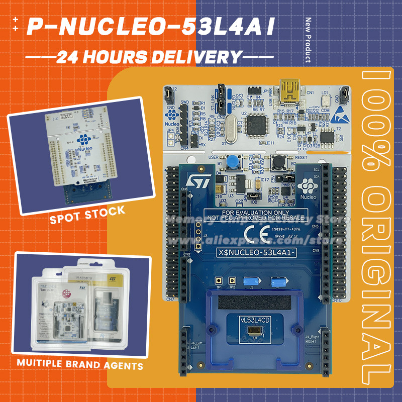 1ชิ้น/ล็อต! P-NUCLEO-53L4A1 VL53L4CD X 53L4A1 บอร์ดขยาย F401RE บอร์ดพัฒนาใหม่