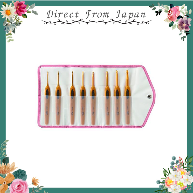Clover Crochet Hook [Pen-E] Set of 8, 43-606
