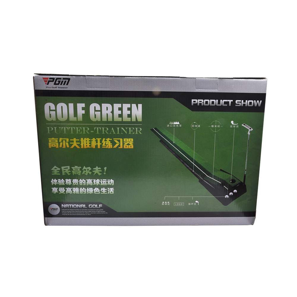 PGM ผ้ากันน้ำกอล์ฟแบบพกพาสำหรับฝึกการพุตในร่ม ผ้ากันน้ำกอล์ฟขนาด 2.5 เมตร/3 เมตร พร้อมสนามพุตและ fairway แบบถีบกลับ - รูปที่ 7