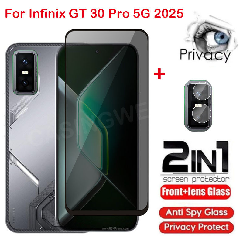 ความเป็นส่วนตัวป้องกันหน้าจอฟิล์มสําหรับ Infinix GT 30 Pro GT30 Pro GT30Pro 5G 2025 ด้านหน้าด้านหลัง