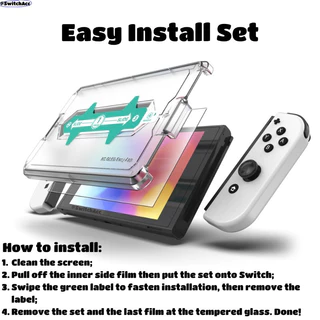 Switch2 กระจกนิรภัยติดตั้งง่ายสําหรับ Nintendo Switch 1/ 2/ OLED สต็อกท้องถิ่นตัวป้องกันหน้าจอระดับพรีเมียม จัดส่งภายในประเทศ ของขวญัปีใหมใ่ห้เพอื่นรว่มงาน ของขวญั ปีใหม