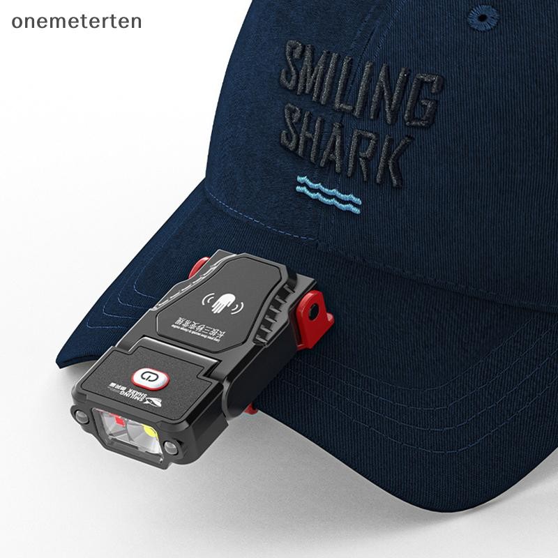 Rten LED Sensor USB ไฟหน้าตกปลาชาร์จคลิปหมวก, ไฟฉาย, แคมป์ปิ้ง