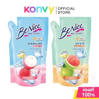 BeNice Shower Cream บีไนซ์ ครีมอาบน้ำ 400ml [Refill] (Sparkling Lychee/Icy Pomelo)