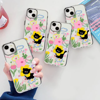🍓สําหรับ เคสไอโฟน16 เคสโทรศัพท์ เคสนิ่ม For iPhone 11 13 12 14 15 Pro 7 8 16 Plus XR X XS Max เคส โปร่งใส น่ารัก เด็กซน