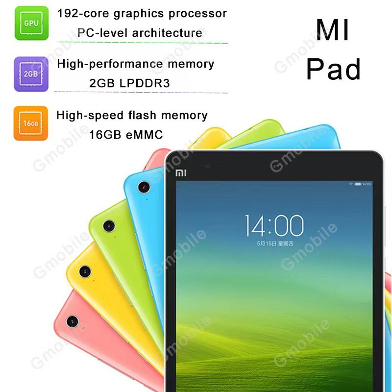 แท็บเล็ต ORI android 100% MI - Pad หน้าจอ 7.9 นิ้ว 6700 mAh, แท็บเล็ต GLOBAL ROM รองรับ YouTube Lite