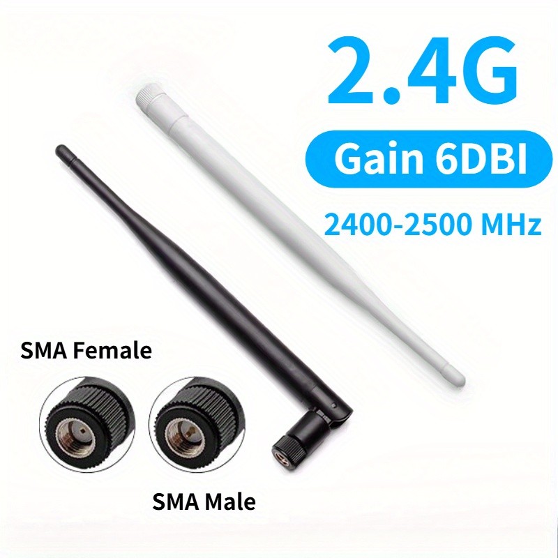 2.4G Omni ทิศทาง WiFi เสาอากาศ 6DBI High Gain SMA ชาย/SMA หญิงเชื่อมต่อพับ WiFi Router เสาอากาศ