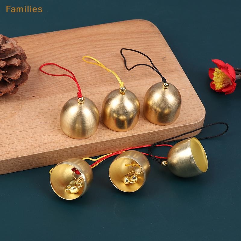Families> 1 ชิ้นจี้โลหะ/ทองแดงบริสุทธิ์ Vintage Wind Chime เครื่องประดับ Anti-Theft DIY Craft ประตูตกแต่งบ้านได้ดี
