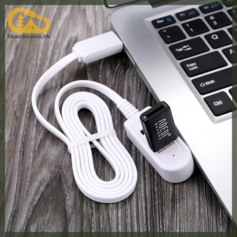 Thankswin 1.2M สาย USB Extension Charger Line HUB 3 USB HUB Fast Charge Extension th