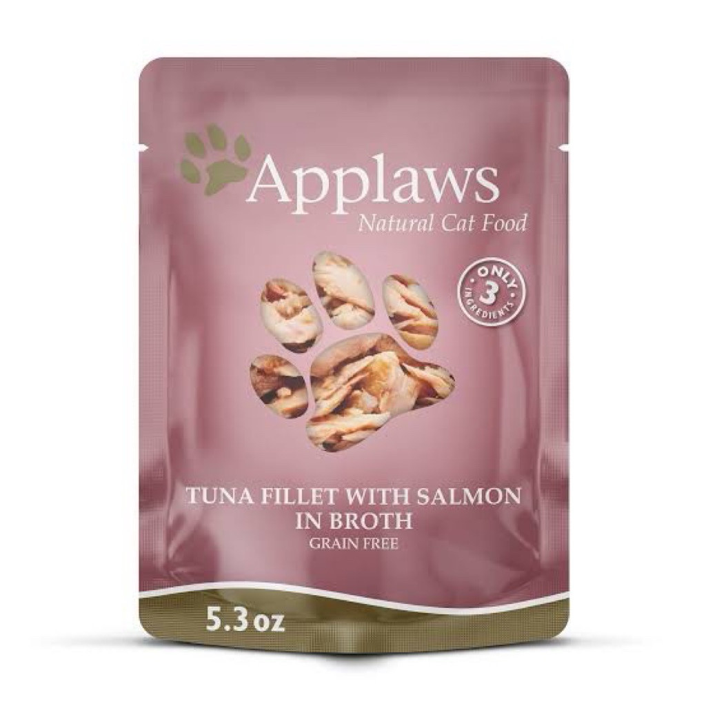 แพ็ค 10ซอง Applaws อาหารแมวทูน่าซุป เกรดพรีเมี่ยมขนาด150g