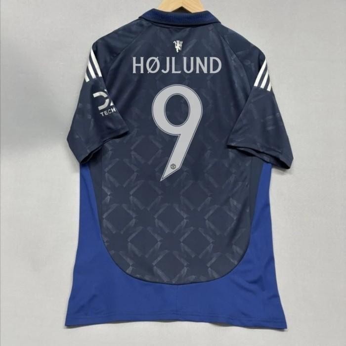 MEN.U AWAY FOOTBALL JERSEY UEL 2024/2025 FANS VERSION + NAMESET ใหม่