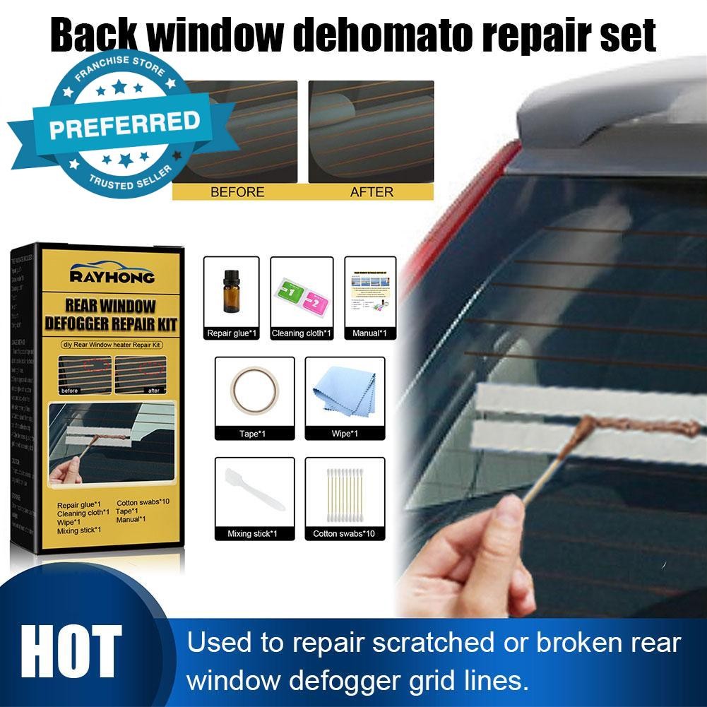 ชุดซ่อม Defogger หน้าต่างด้านหลัง Quick Repair รถด้านหลัง Defroster ชุดซ่อมกระจก Defogger Z5u2