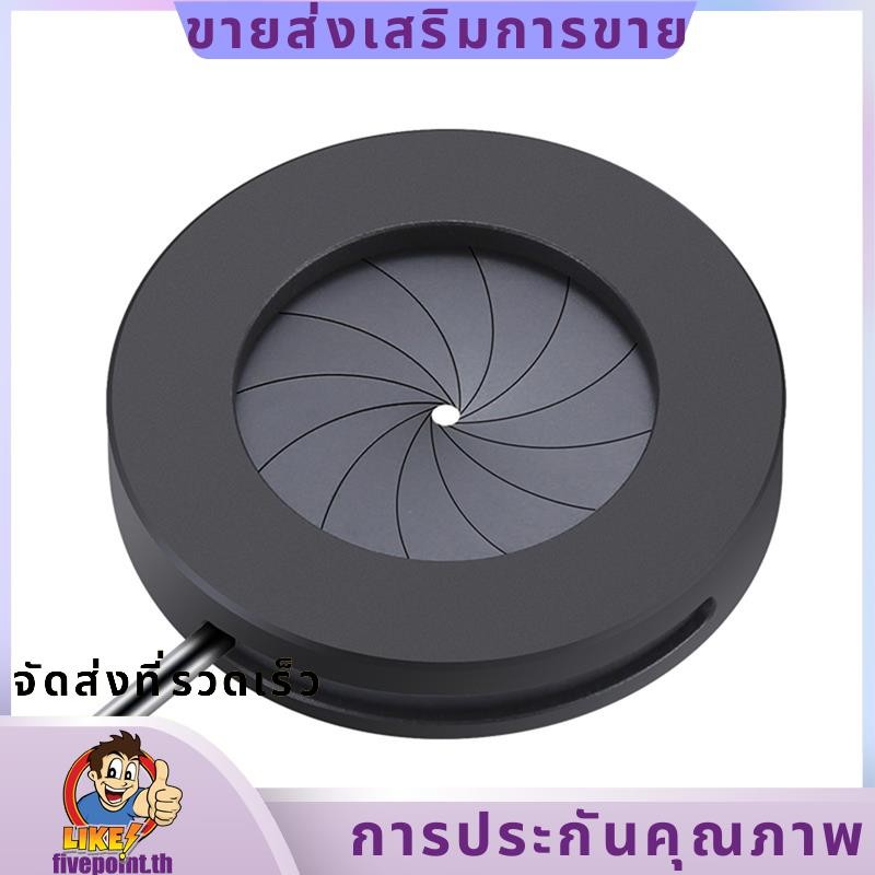 1.5-23 มม.รูรับแสงด้วยตนเองปรับ Mechanical Iris ไดอะแฟรม Iris ไดอะแฟรมสําหรับกล้องจุลทรรศน์กล้องดิจิ